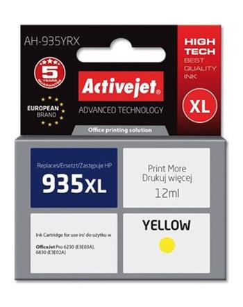 ActiveJet inkoust HP 935XL C2P26A remanufactured AH-935YRX 12 ml