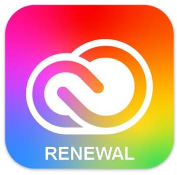 Adobe CC for TEAMS All Apps MP ENG COM RENEWAL 1 User L-3 50-99 (12 Months)