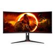 AOC LCD herní CU34G2XP 34" zakřivený VA/3440x1440@180Hz/1ms/400cd/2xHDMI/2xDP/4xUSB/HAS/VESA