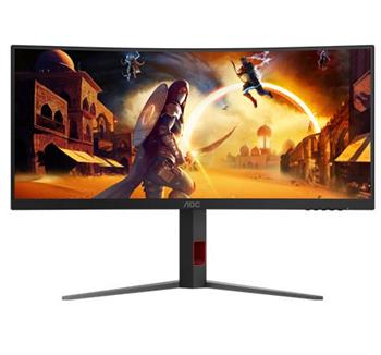 AOC LCD herní CU34G4Z 34" zakřivený VA/3440x1440@240Hz/0,3ms/450cd/2xHDMI/DP/2xUSB/Pivot/HAS/VESA