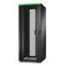 APC Easy Rack 800mm/42U/1200mm, with Roof, Side panel,castors,feet and 4 Brackets, No Bottom, black