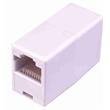 APC RJ45F/RJ45F, WHITE, IN LINE COUPLER, CAT 5, RJ45F/RJ45F