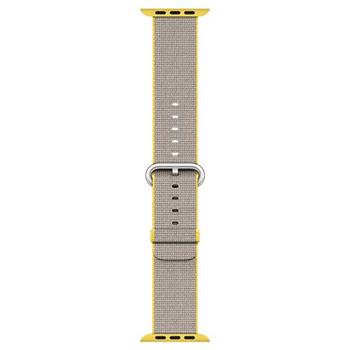 Apple Watch 42mm Yellow/Light Grey Woven Nylon