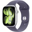 Apple Watch Series 11 (46mm) Stříbrný hliník s mlžně fialovým sportovním řemínkem M/L