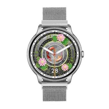 ARMODD Slim stříbrná s kovovým řemínkem + silikonový řemínek