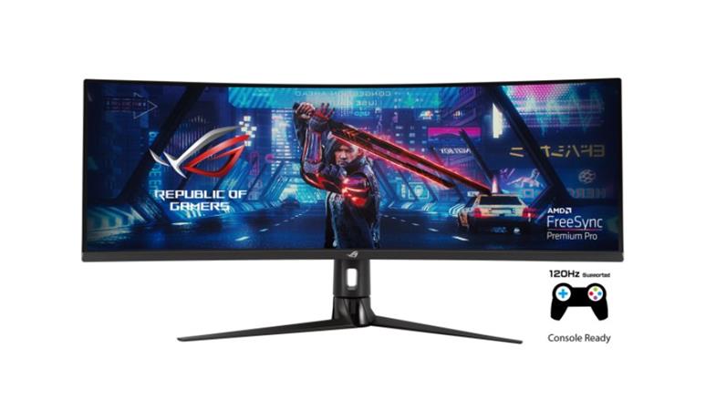 ASUS ROG STRIX XG49VQ 49" VA zakřivený/DFHD 3840x1080/144Hz/4ms/HDMI/DP/USB/Repro/Black