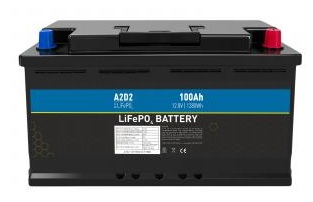 Avacom A2D2 baterie LiFePO4 12,8V 100Ah F15 Car Battery Case (REPT cells)