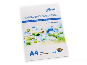 AVELI Laminovací fólie A4/160mic (2x80), lesklé, 25ks