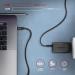 AXAGON BUCM32-CM05AB, SPEED+ kabel USB-C <-> USB-C, 0.5m, USB 20Gbps, PD 100W 5A, 4K HD, ALU, oplet, černý