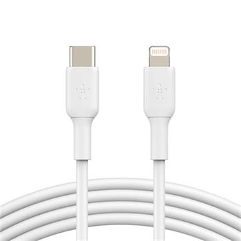 Belkin BOOST CHARGE™ Lightning/USB-C kabel, 2m, bílý