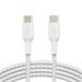 Belkin BOOST CHARGE™ USB-C/USB-C kabel, 2m, bílý - odolný - 2pack