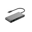 Belkin CONNECT 7v1 USB-C hub s dvojitým USB-C portem – stříbrný