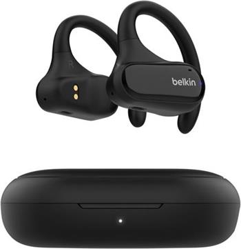 Belkin SOUNDFORM™ ClearFit - Open-Ear Wireless Earbuds - bezdrátová sluchátka, černá