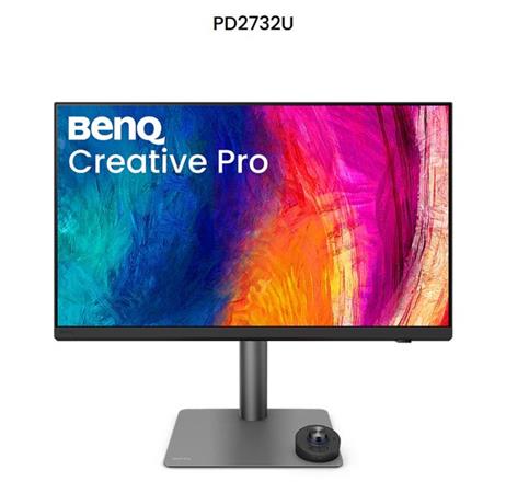 BenQ LCD PD2732U 27" IPS/4K/5ms/400 nitů/DP/HDMI/2xUSB-C/3xUSB 3.0/Mini USB/Thunderbolt 4/Adobe RGB - pro DTP, designery
