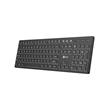 C-TECH klávesnice CZ/SK KB-201-BL, nízkoprofilová, podsvícení, USB, CZ/SK