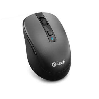 C-TECH myš WLM-17 Dual mode, bezdrátová, BT5.0 + 2,4GHz, 1600DPI, 6 tlačítek, US