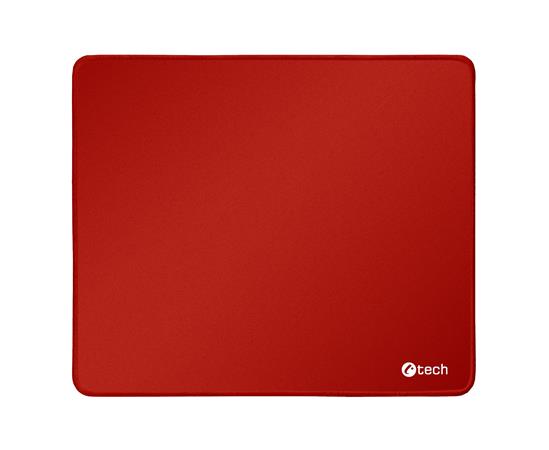 C-TECH podložka pod myš MP-01, červená, 320x270x4mm, obšité okraje