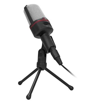 C-TECH Stolní mikrofon MIC-02, 3,5mm stereo jack,