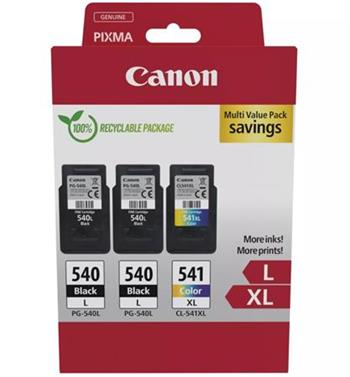 Canon cartridge PG-540Lx2/CL-541XL Multipack / 2x Black + 1 Color /2x21ml + 1x15ml