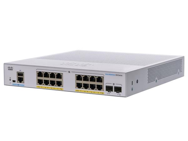 CBS350 Managed 16-port GE, PoE, 2x1G SFP