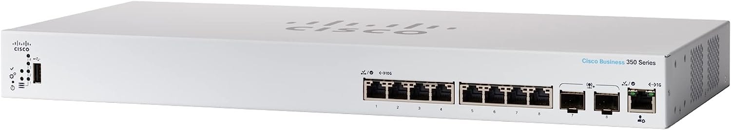 Cisco CBS350 8XT-EU - 6x10GbE,2x10GbE/SFP+combo - REFRESH