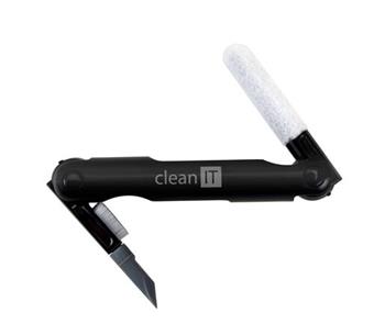 CLEAN IT Čistící sada pro sluchátka ČERNÁ