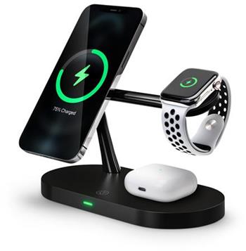CONNECT IT MultiCharge 5 v 1 MagSafe Wireless Fast Charge bezdrátová nabíječka,