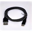Crono kabel USB 2.0/ USB A samec - USB C, 1,0m, carbon černý high premium