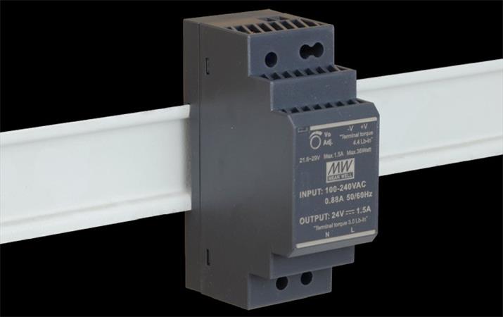 D-Link DIS-H30-24 30W 24VDC Ultra Slim DIN Rail PSU