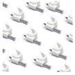 DATACOM Kabelová příchytka (10mm) bílá 100ks