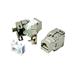 DATACOM Keystone RJ45 STP CAT6 samořezný SILVER