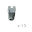 DATACOM Návlek pro plug RJ45 s výřezem šedý (10ks)