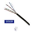 DATACOM UTP lanko CAT5E PVC 305m box černý
