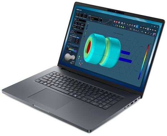 DELL Pro Max Plus 18 MB18250 U9 285HX/32GB/1TB SSD/18" QHD+/IR Cam & Mic/RTX PRO 3000/NFC/W11P/3Y ProSpt/šedá/bez adaptéru