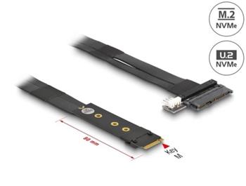 Delock Adaptér M.2 klíč M na U.2 SFF-8639 NVMe, s kabelem délky 20 cm