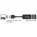 Delock Adaptér Super Speed USB (USB 3.1 Gen 1) s USB Typ-A samec > Gigabit LAN 10/100/1000 Mbps kompaktní černý