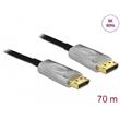 Delock Aktivní optický kabel DisplayPort 1.4 8K 70 m
