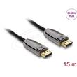 Delock Aktivní optický kabel DisplayPort 2.1 8K 60 Hz 40 Gbps 15 m