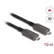 Delock Aktivní optický kabel USB-C™ Video + Data + PD, délka 10 m