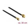 Delock Anténní kabel MHF / U.FL-LP-068 kompatibilní samec > MHF IV/ HSC MXHP32 kompatibilní samec 30 cm 1,13
