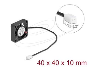 Delock Axiální ventilátor: 5 V DC, 40 x 40 x 10 mm, černý
