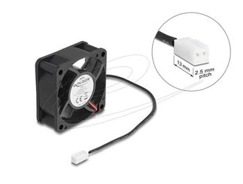 Delock Axiální ventilátor: 5 V DC, 80 x 80 x 25 mm, černý