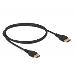 Delock DisplayPort kabel 8K 60 Hz 1 m DP 8K certifikováno bez západky