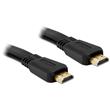 Delock HDMI 1.4 kabel A/A samec/samec, plochý, délka 2 metry