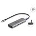 Delock Hub USB 10 Gbps se 2 porty USB Typ-A + 2 porty USB Type-C™ s konektorem USB Type-C™ a s dalším napájecím portem