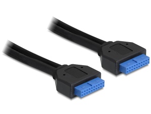 Delock kabel interní 20pin USB 3.0 samice/samice, 45 cm