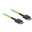 Delock Kabel OCuLink PCIe SFF-8611 > OCuLink SFF-8611 1 m