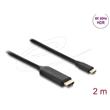 Delock Kabel USB Type-C™ na HDMI (DP Alt Mód) 8K 60 Hz s funkcí HDR 2 m černá