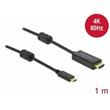 Delock Kabel z Active USB Type-C™ na HDMI, (DP Alt Mode) 4K 60 Hz 1 m