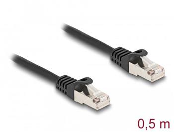 Delock Kabel ze zástrčkového konektoru RJ50 na zástrčkový konektor RJ50, S/FTP, 0,5 m, černý